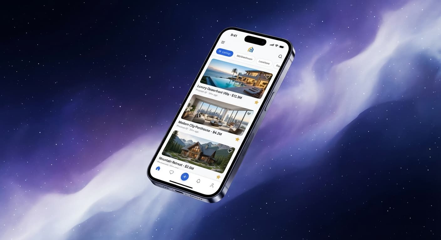Mobile app interface